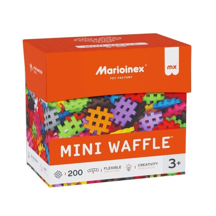 Marioinex Mini Waffle mattoncini costruzione 200 pezzi