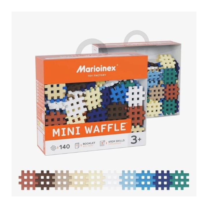 Marioinex Mini Waffle mattoncini costruzione Set 3 140 pezzi
