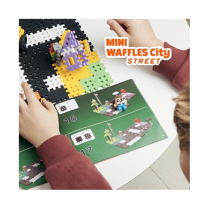 Marioinex mattoncini di costruzione Mini Waffle – City: strada 280 pezzi