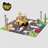 Marioinex mattoncini di costruzione Mini Waffle – City: strada 280 pezzi