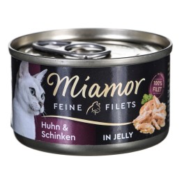 Miamor cibo umido per gatti Pollo con prosciutto e riso 100 g