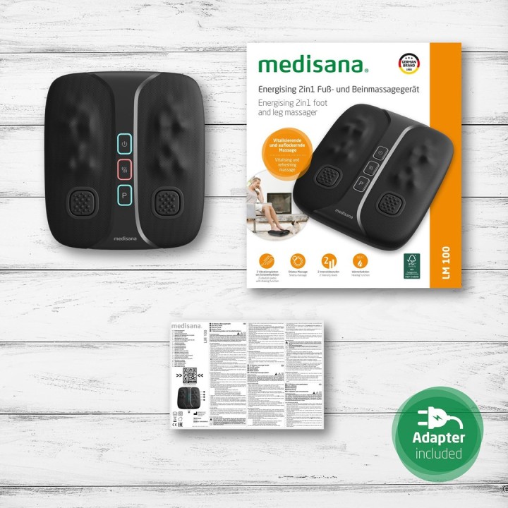 Medisana LM 100 Massaggiatore piedi gambe nero