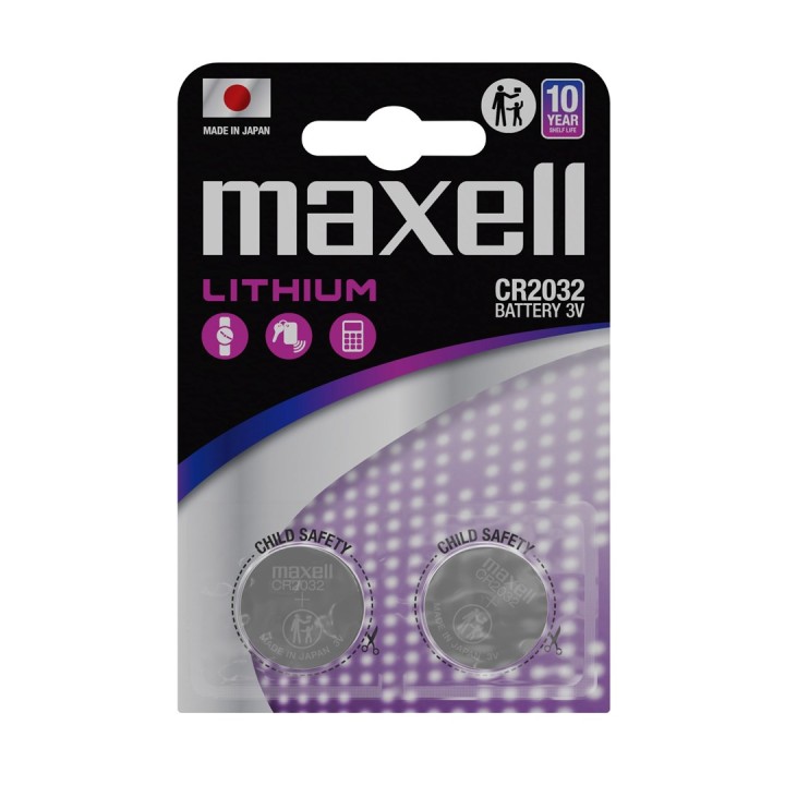 MAXELL CR2032 Batteria specializzata 2 pezzi