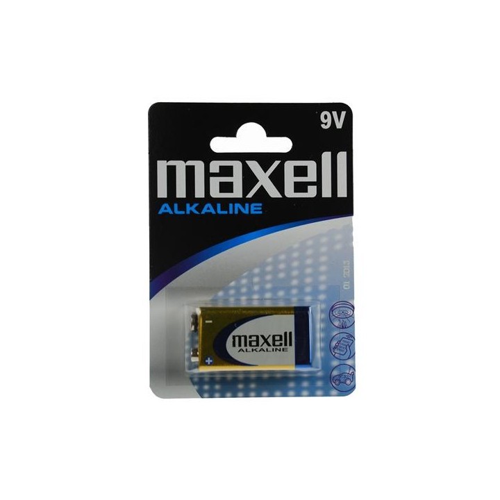 MAXELL batteria alcalina 9V 6LR61 1 pz.