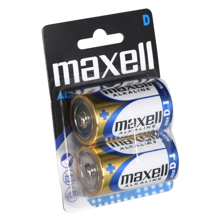 MAXELL batteria alcalina LR20 2 pz.