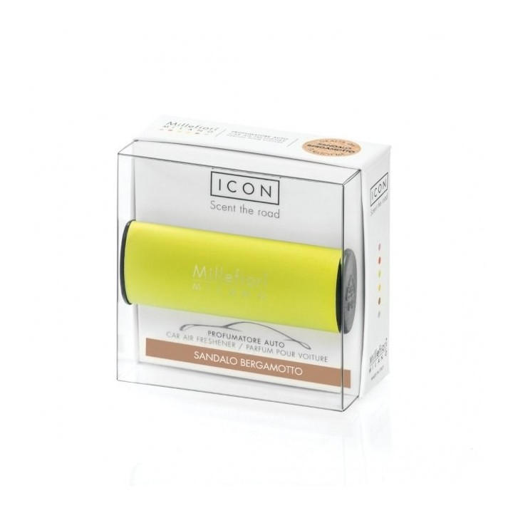 Profumatore auto YELLOW SANDALO BERGAMOTTO MILLEFIORI