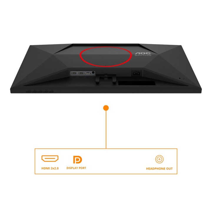 AOC G4 27G4HRE monitor per computer 68.6 cm (27 ) 1920 x 1080 pixel Full HD LED nero rosso