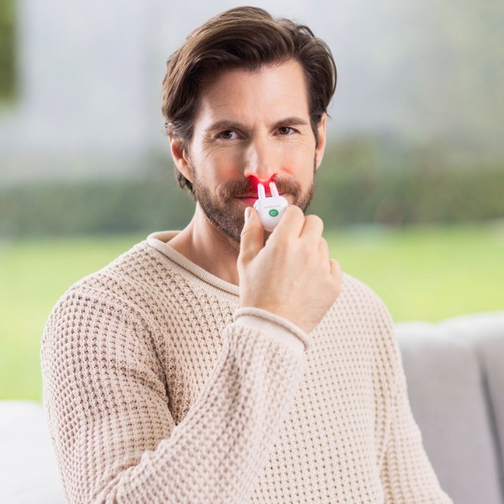 Medisana Rhinitis Reliever dispositivo per la terapia nasale per la febbre da fieno