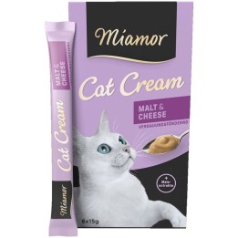 MIAMOR Cat Cream Malto & Formaggio - snack per gatti - 6x15g