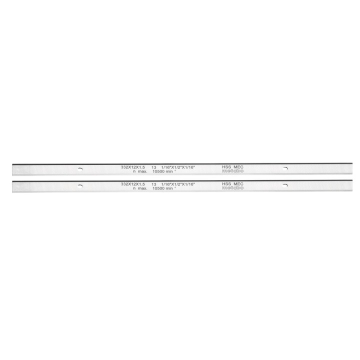 Metabo Hobelmesser HSS (2x) lame per pialla 2 pz