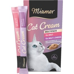 MIAMOR Cat Cream Malto - snack per gatti - 24x15g