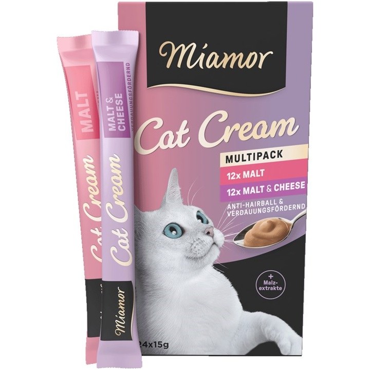 MIAMOR Cat Cream Malto - snack per gatti - 24x15g