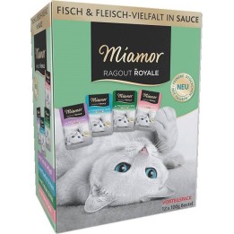 MIAMOR Ragout Royale Adult Mix in sugo - cibo umido per gatti - 12x100g