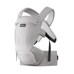 Momcozy Marsupio Portabebè con Seggiolino Anca Air Mesh Grigio