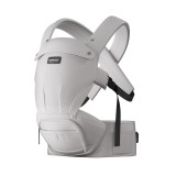 Momcozy Marsupio Portabebè con Seggiolino Anca Air Mesh Grigio