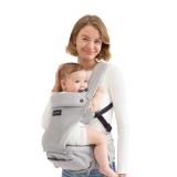 Momcozy Marsupio Portabebè con Seggiolino Anca Air Mesh Grigio