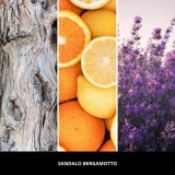 Profumatore auto arancione SANDALO BERGAMOTTO MILLEFIORI