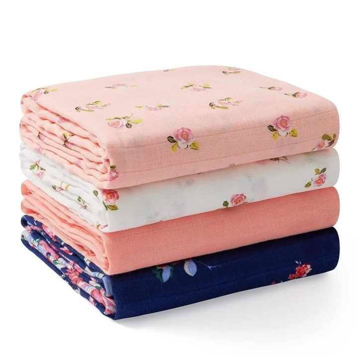 Momcozy SJ003 Muslin Swaddles 4 pz 47 × 47 pollici