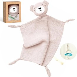 Momcozy orsetto in cotone per neonati rosa