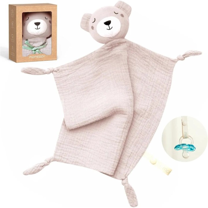 Momcozy orsetto in cotone per neonati rosa