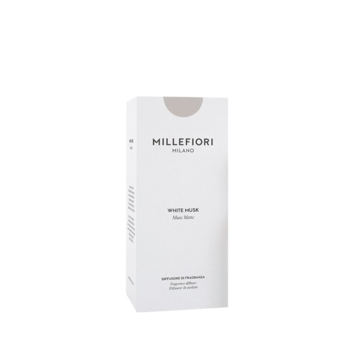 Diffusore ad aste 500 ml bianco MUSK MILLEFIORI