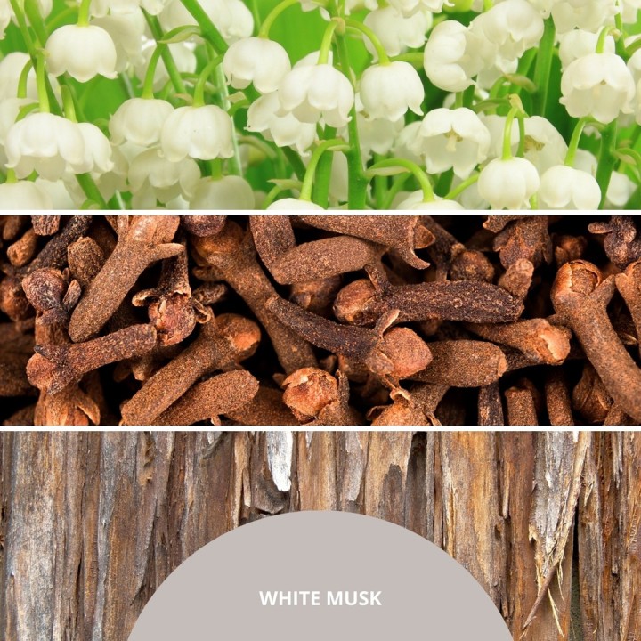 Diffusore ad aste 500 ml bianco MUSK MILLEFIORI