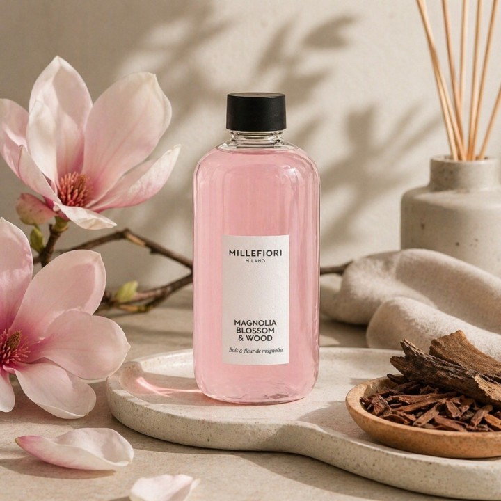 Ricarica diffusore ad aste 250 ml MAGNOLIA BLOSSOM & WOOD MILLEFIORI