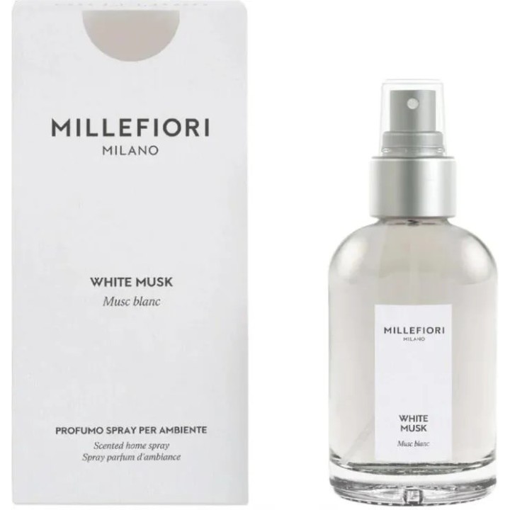 Spray profumato per ambienti 100 ml bianco MUSK MILLEFIORI