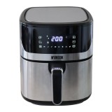 Friggitrice ad aria calda NOVEEN AF550 6.5 l 1600 W nero argento