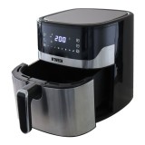Friggitrice ad aria calda NOVEEN AF550 6.5 l 1600 W nero argento