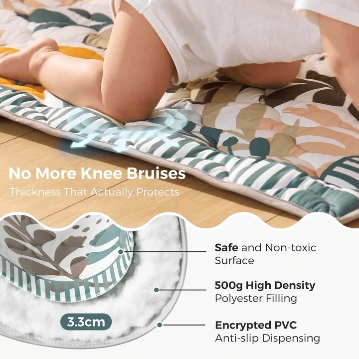 Momcozy Tappeto gioco da pavimento Foresta verde