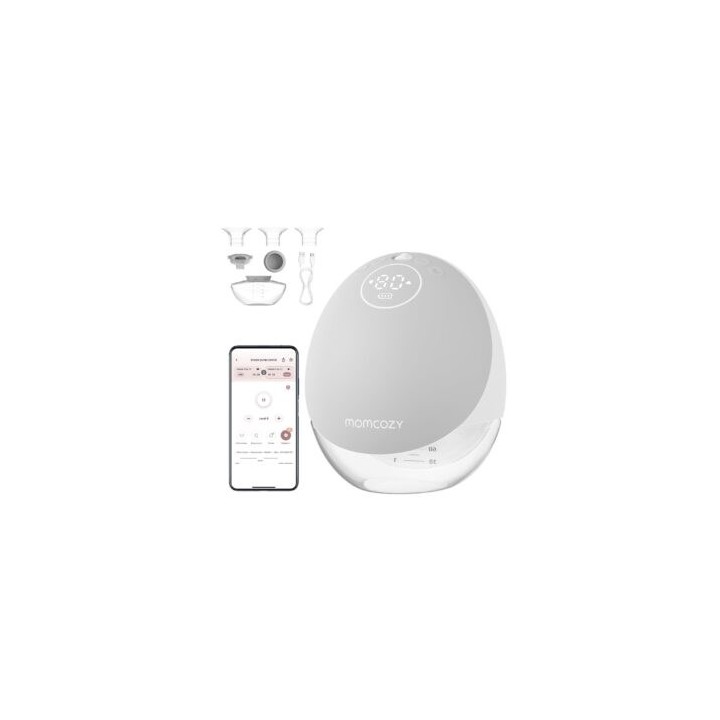 Momcozy M9 Tiralatte con controllo app - Set singolo grigio