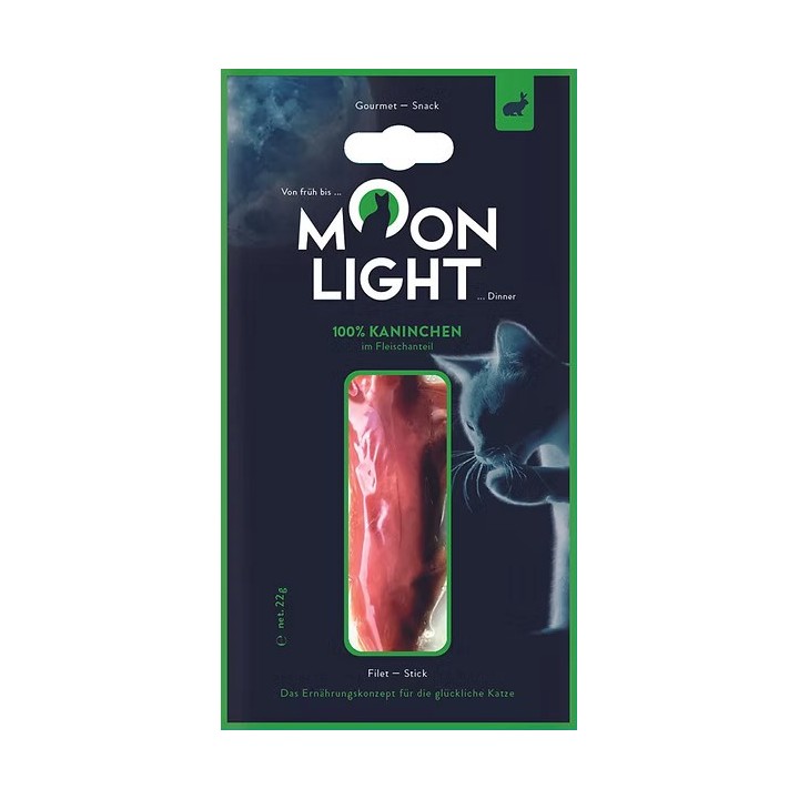 MOONLIGHT Dinner filetto di coniglio - snack per gatti - 22g
