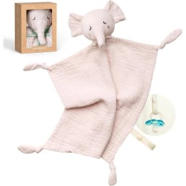Momcozy elefantino coccarda in cotone per neonati rosa