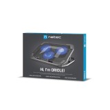 NATEC Supporto di raffreddamento per laptop Oriole 15.6-17.3inch LED supporto di raffreddamento per notebook 43.9 cm (17.3 )
