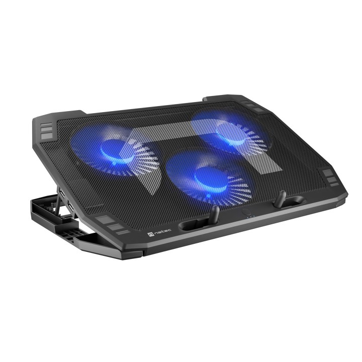 NATEC Supporto di raffreddamento per laptop Oriole 15.6-17.3inch LED supporto di raffreddamento per notebook 43.9 cm (17.3 )