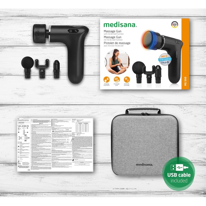 Medisana MG 560 Pistola massaggiante caldo e freddo