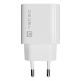 NATEC NUC-2394 caricabatterie dispositivo mobile universale bianco AC ricarica veloce interno