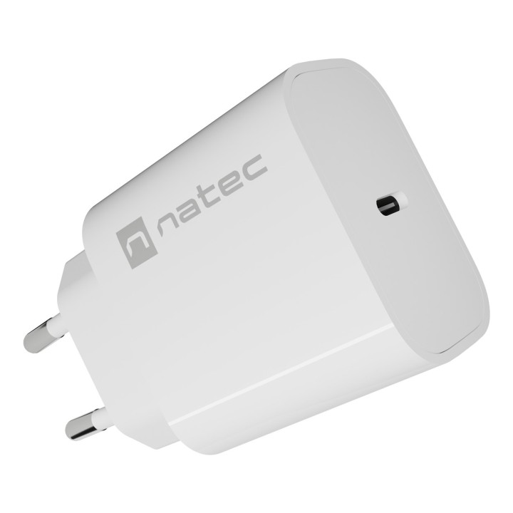 NATEC NUC-2394 caricabatterie dispositivo mobile universale bianco AC ricarica veloce interno