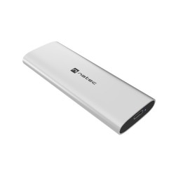 NATEC RHINO M.2 NVME LITE esterno SSD enclosure USB-C 3.2 GEN 2 argento artico