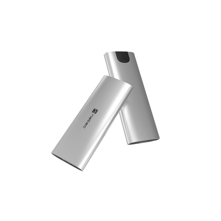 NATEC RHINO M.2 NVME LITE esterno SSD enclosure USB-C 3.2 GEN 2 argento artico