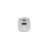 NATEC CARICABATTERIE GAN RIBERA 1X USB-A + 1X USB-C 30W BIANCO