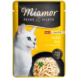 MIAMOR Feine Filets Pollo in salsa - cibo umido per gatti - 100g