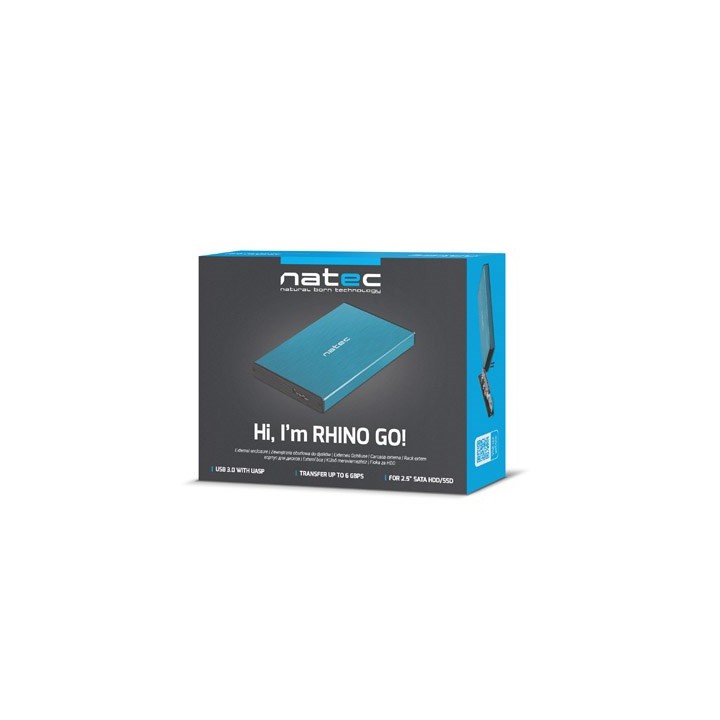 NATEC CASE HDD RHINO GO (USB 3.0 2.5 BLU)
