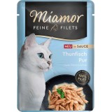 MIAMOR Fine Filets Tonno in salsa - cibo umido per gatti - 100g
