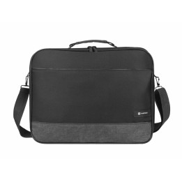 NATEC Impala 2 43.9 cm (17.3 ) Borsa Messenger Nero Grigio