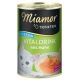 MIAMOR Trinkfein Gattino Vitaldrink con pollo - snack per gatti - 135ml
