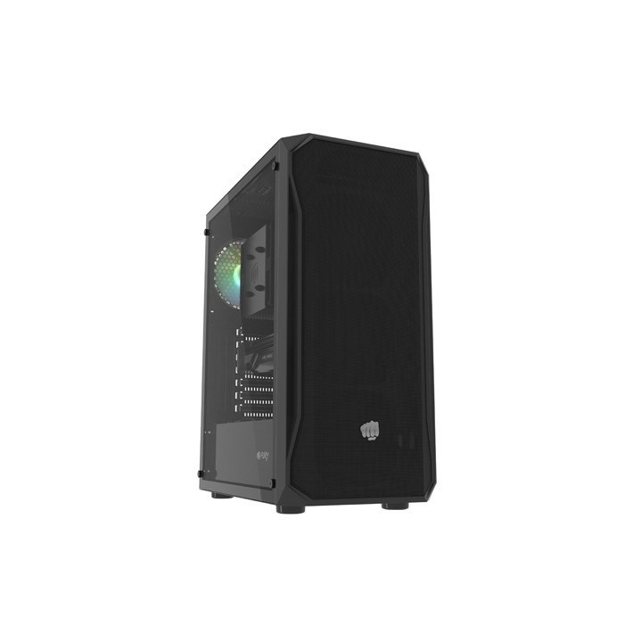 FURY CASE PER PC SHOBO SH4 RGB MIDI TOWER CON FINESTRA NERO