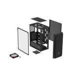 FURY CASE PER PC SHOBO SH4 RGB MIDI TOWER CON FINESTRA NERO