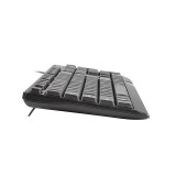 NATEC TASTIERA TROUT SLIM USB US LAYOUT NERO